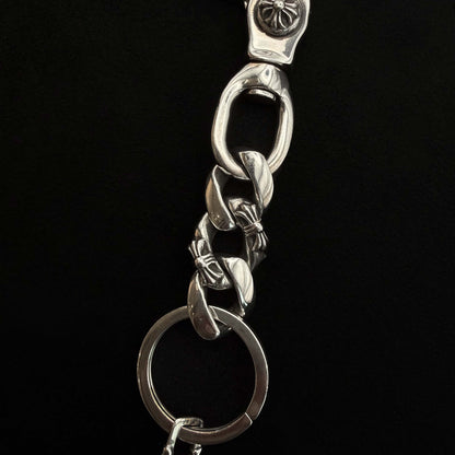 925 Silver Extra Fancy Link Lobster Key Chain