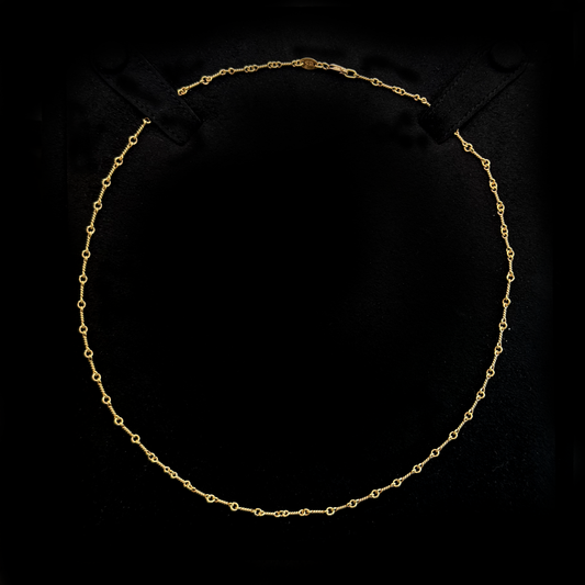 22K Yellow Gold Twisted Chain