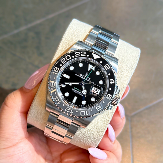 GMT-Master II "Bruce Wayne" Oyster, Oystersteel, 126710GRNR