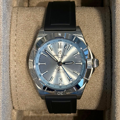 Mens Chronomat Automatic GMT 40 Ice Blue, P32398101C1S2