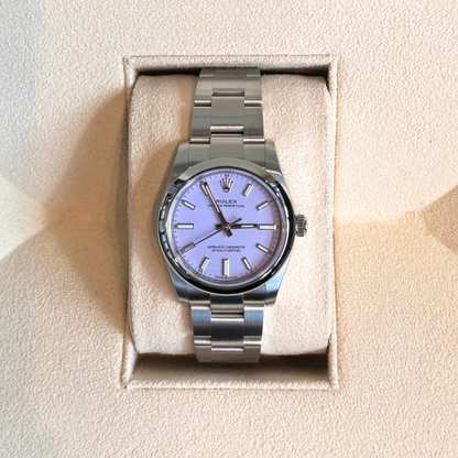 Oyster Perpetual 34 Lavender, Oystersteel, 124000