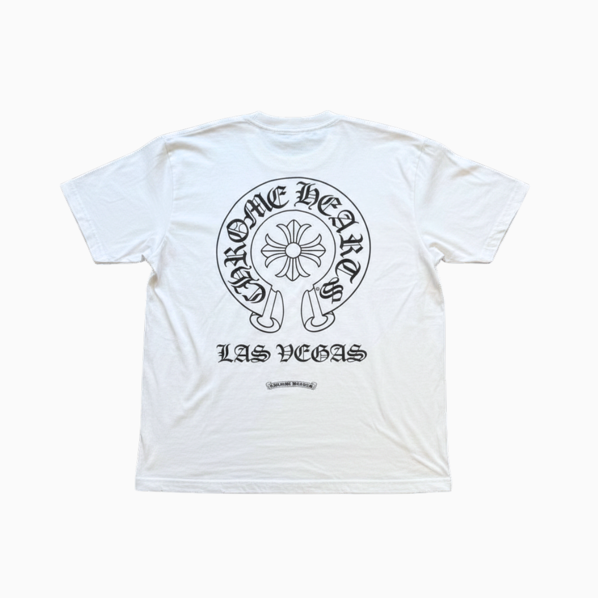 Las Vegas Exclusive Horseshoe Logo White Tee