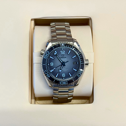 Seamaster Planet Ocean 600M 39.5mm, Steel on steel, 215.30.40.20.03.002