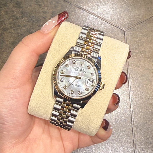 Datejust 31 MOP with Diamond-set Jubilee, Oystersteel and Yellow gold, 278273G