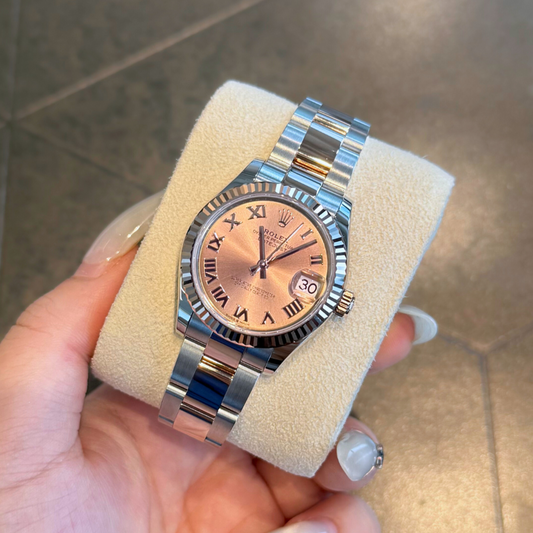 Datejust 31 Rosé Oyster, Oystersteel and Everose gold, 278271