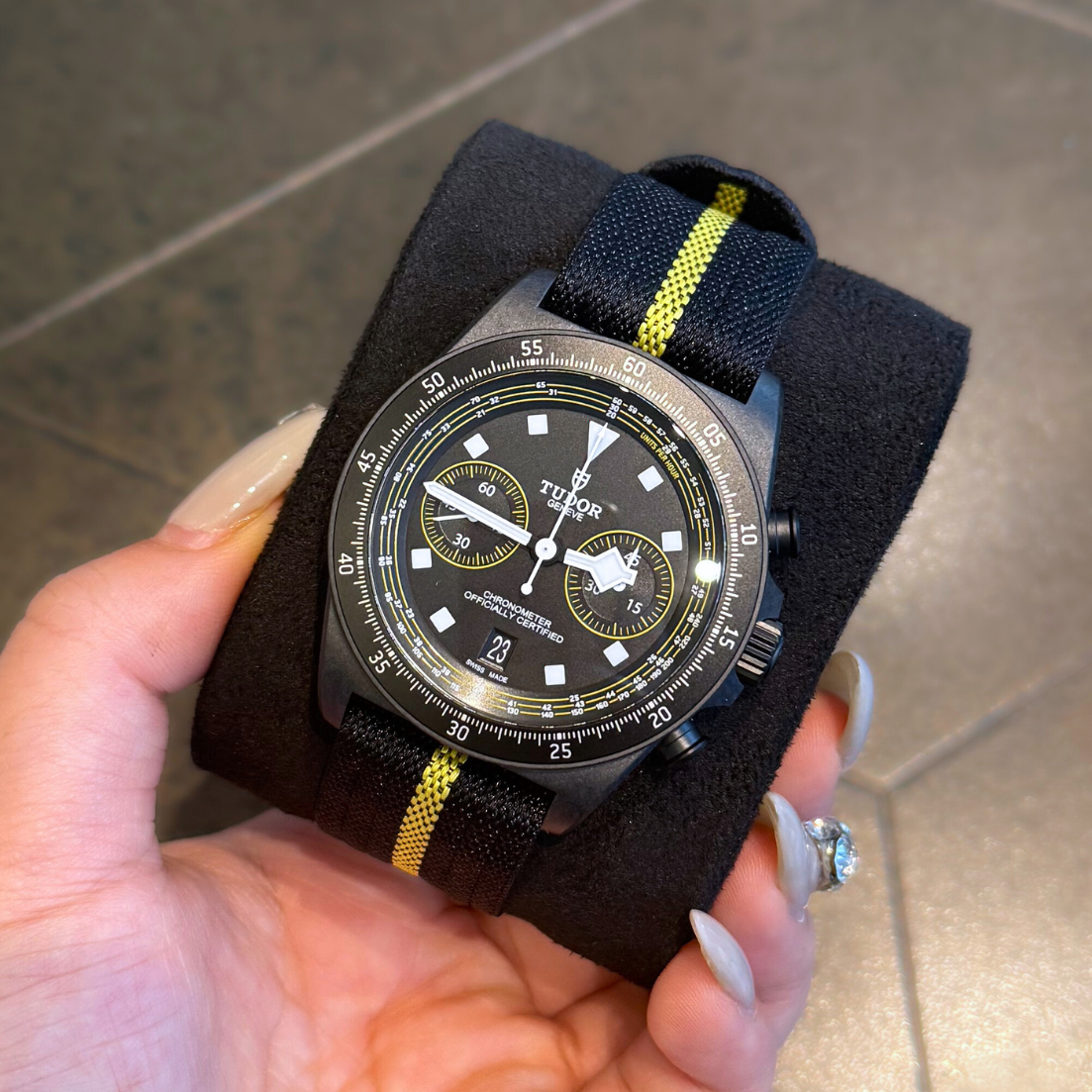 Pelagos FXD Chrono 43mm Yellow Limited Edition, 25827KNJN
