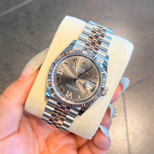 Datejust 36 Slate with Diamond-set Jubilee, Oystersteel and Everose gold, 126231