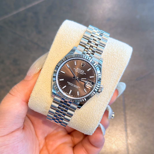 Datejust 31 Dark Grey Jubilee, Oystersteel and White gold, 278274