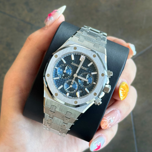 Royal Oak Chronograph 38mm Blue, Stainless steel, 26715ST