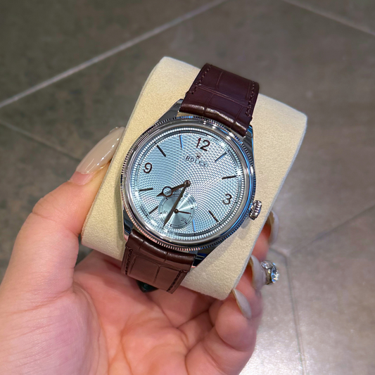 1908 39 Ice Blue, Platinum, 52506