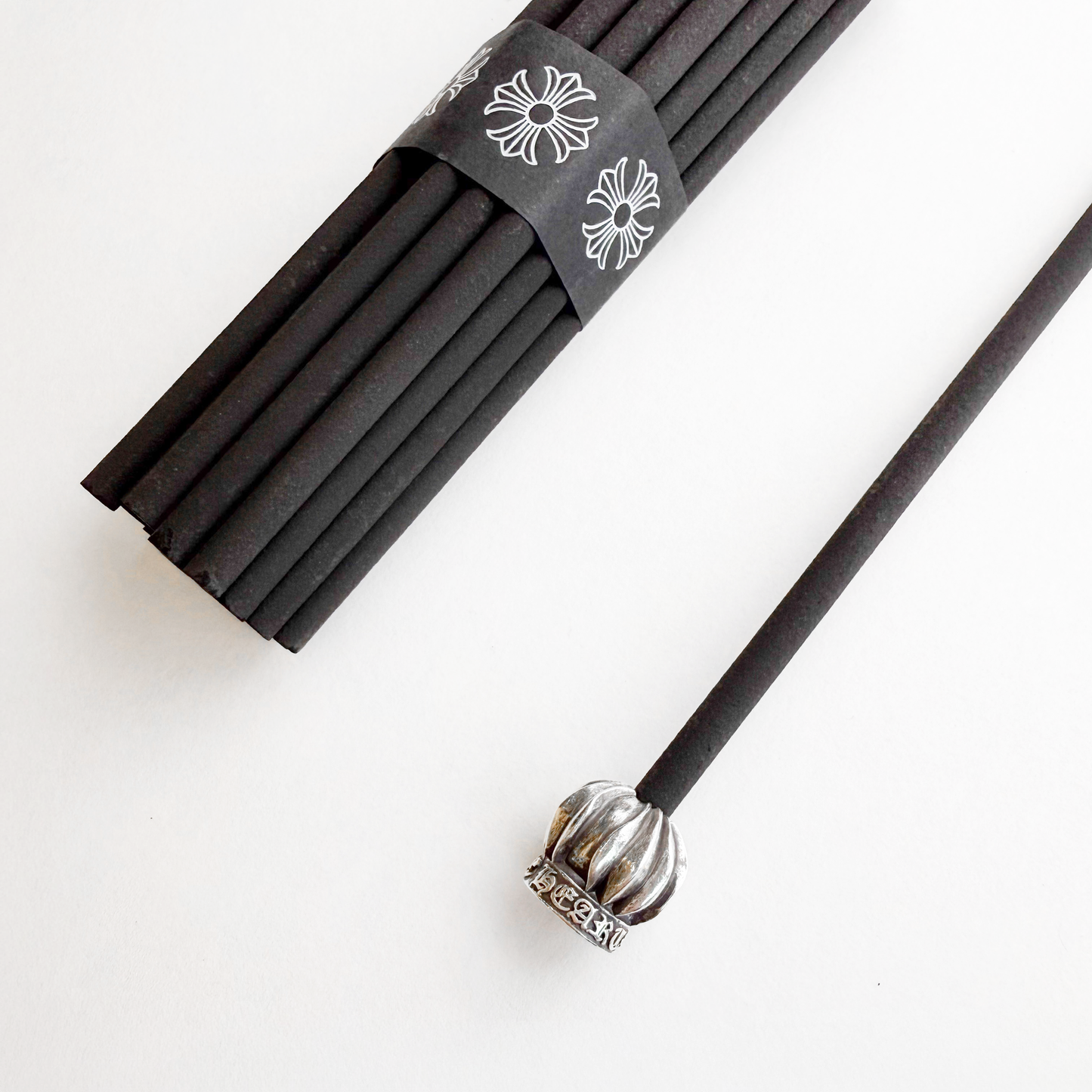Silver Incense Set with Holder
