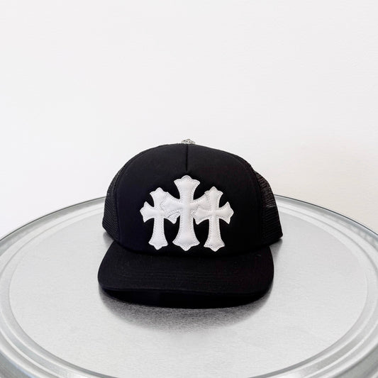 Triple Cemetery Cross Trucker Cap