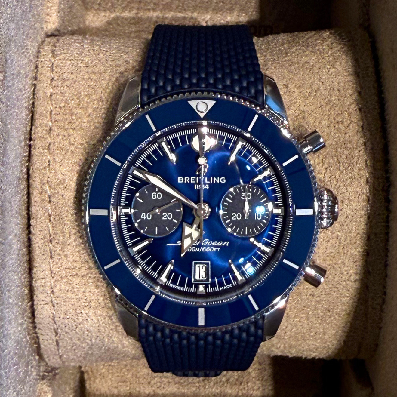 Superocean Heritage B01 Chronograph 42 Blue, AB0156161C1S1