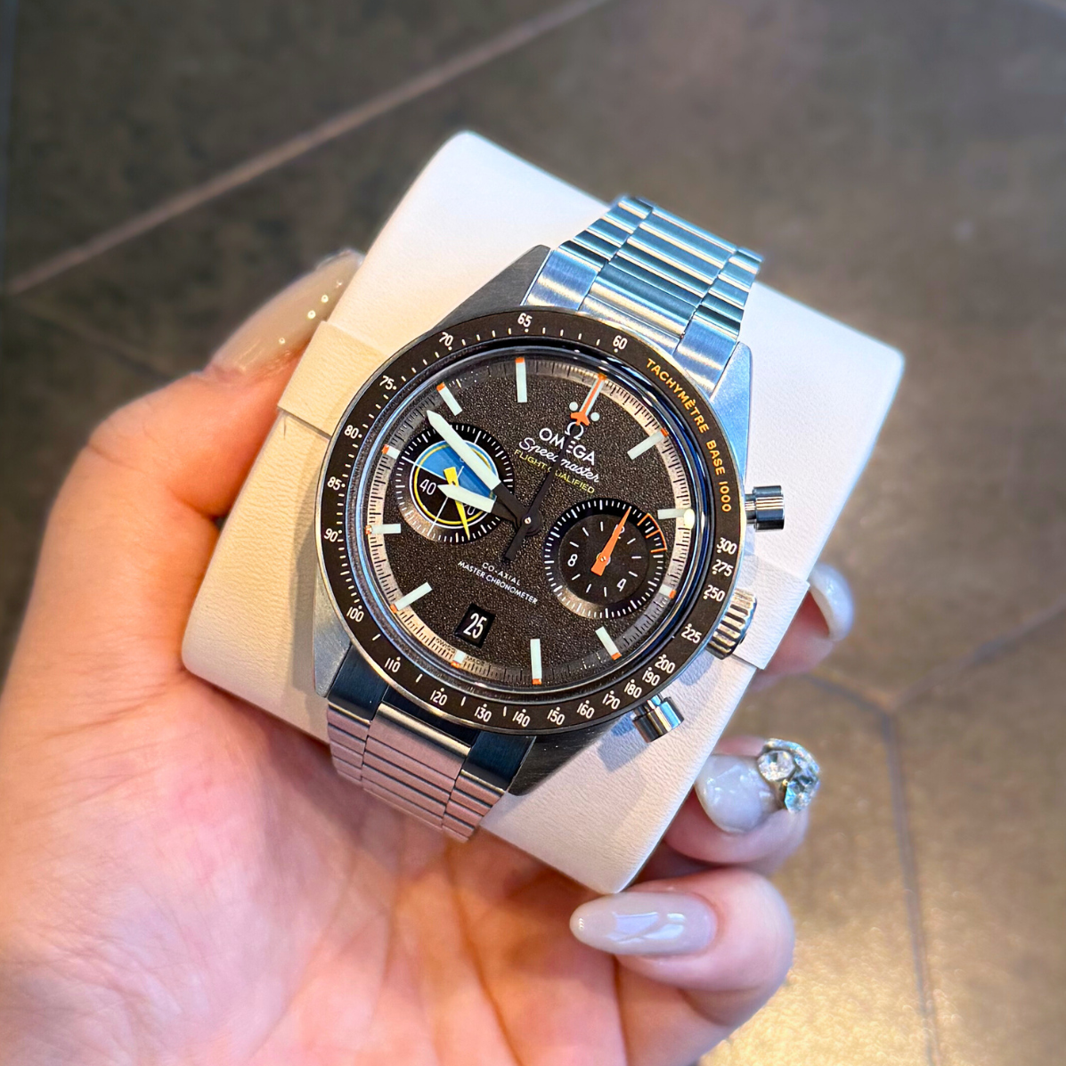 Speedmaster Pilot 40.85 mm, Steel on steel, 332.10.41.51.01.002