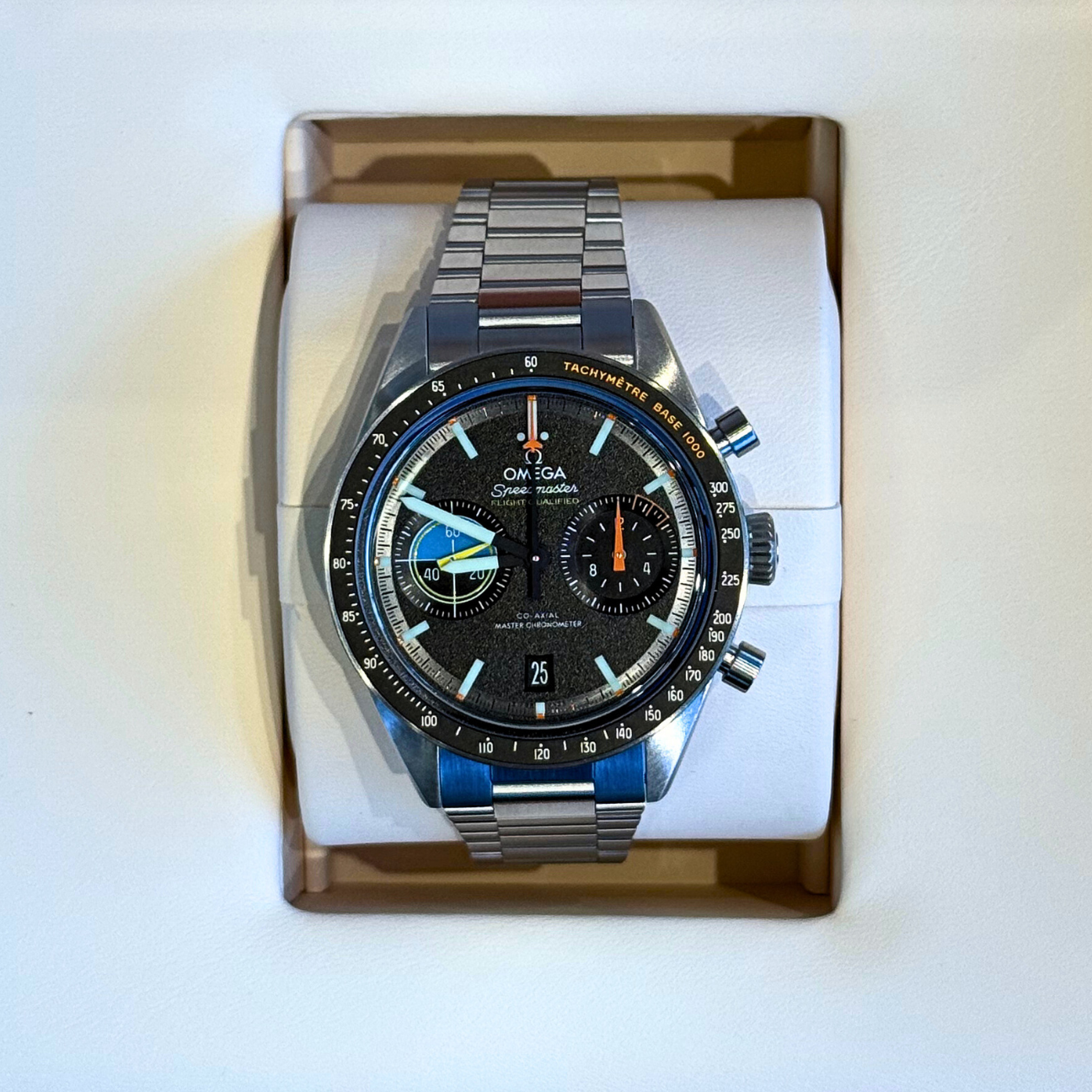 Speedmaster Pilot 40.85 mm, Steel on steel, 332.10.41.51.01.002