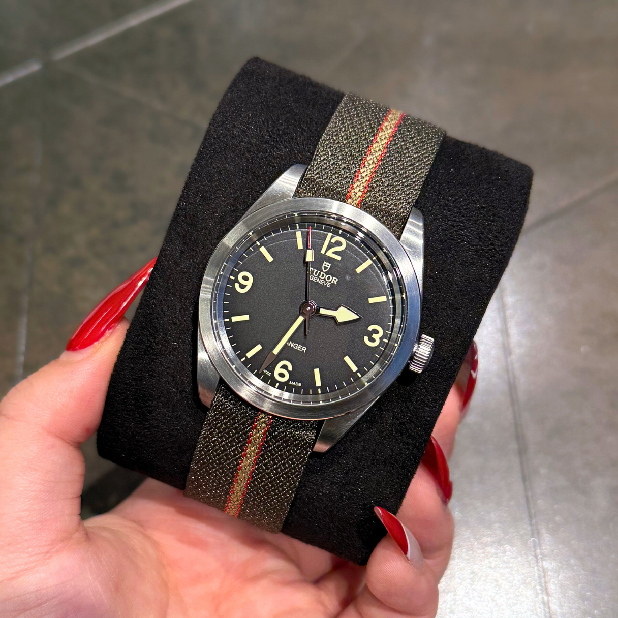 Ranger 36mm Steel Case Black Domed, m79930-0003