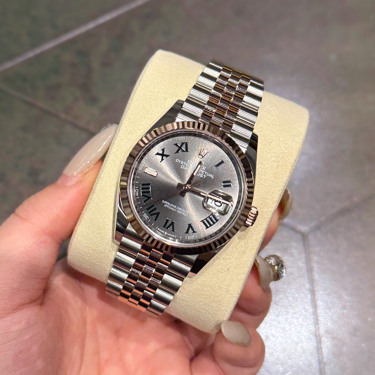 Datejust 36 Wimbledon Jubilee, Oystersteel and Everose gold, 126231