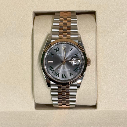 Datejust 36 Wimbledon Jubilee, Oystersteel and Everose gold, 126231