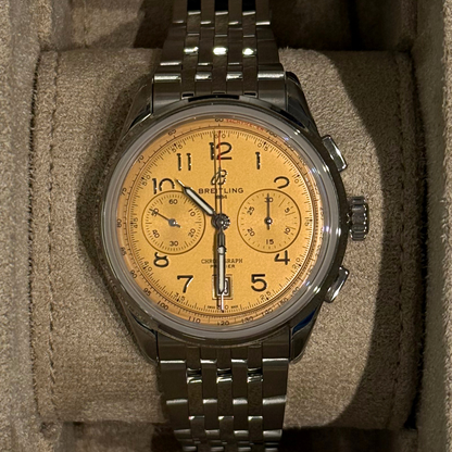 Premier B01 Chronograph 42 Salmon, AB0145331K1A1