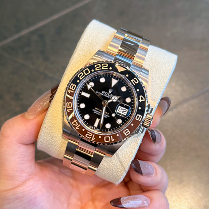 GMT-Master II "Rootbeer", Everose gold, 126715CHNR
