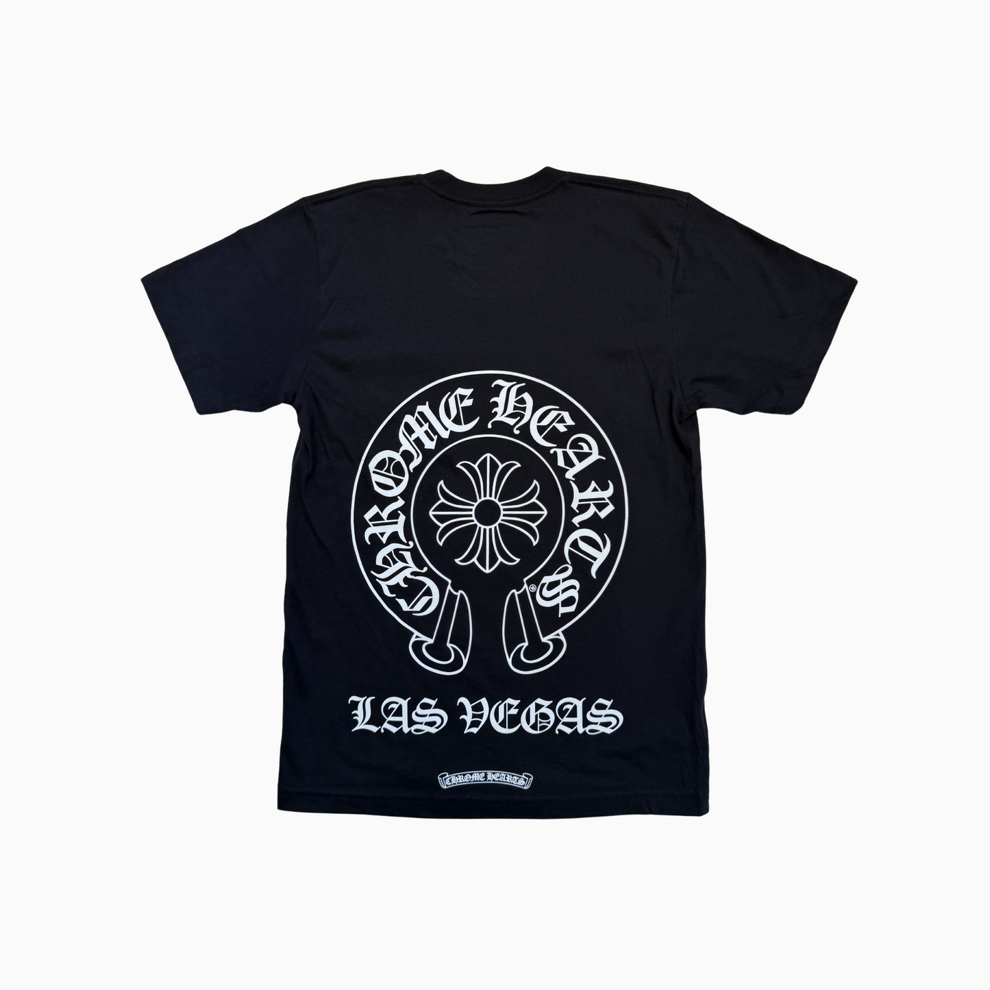 Las Vegas Exclusive Horseshoe Logo Black Tee