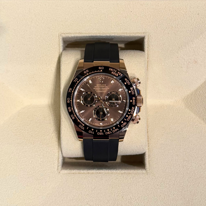 Cosmograph Daytona Oysterflex Chocolate, Everose gold, 116515LN