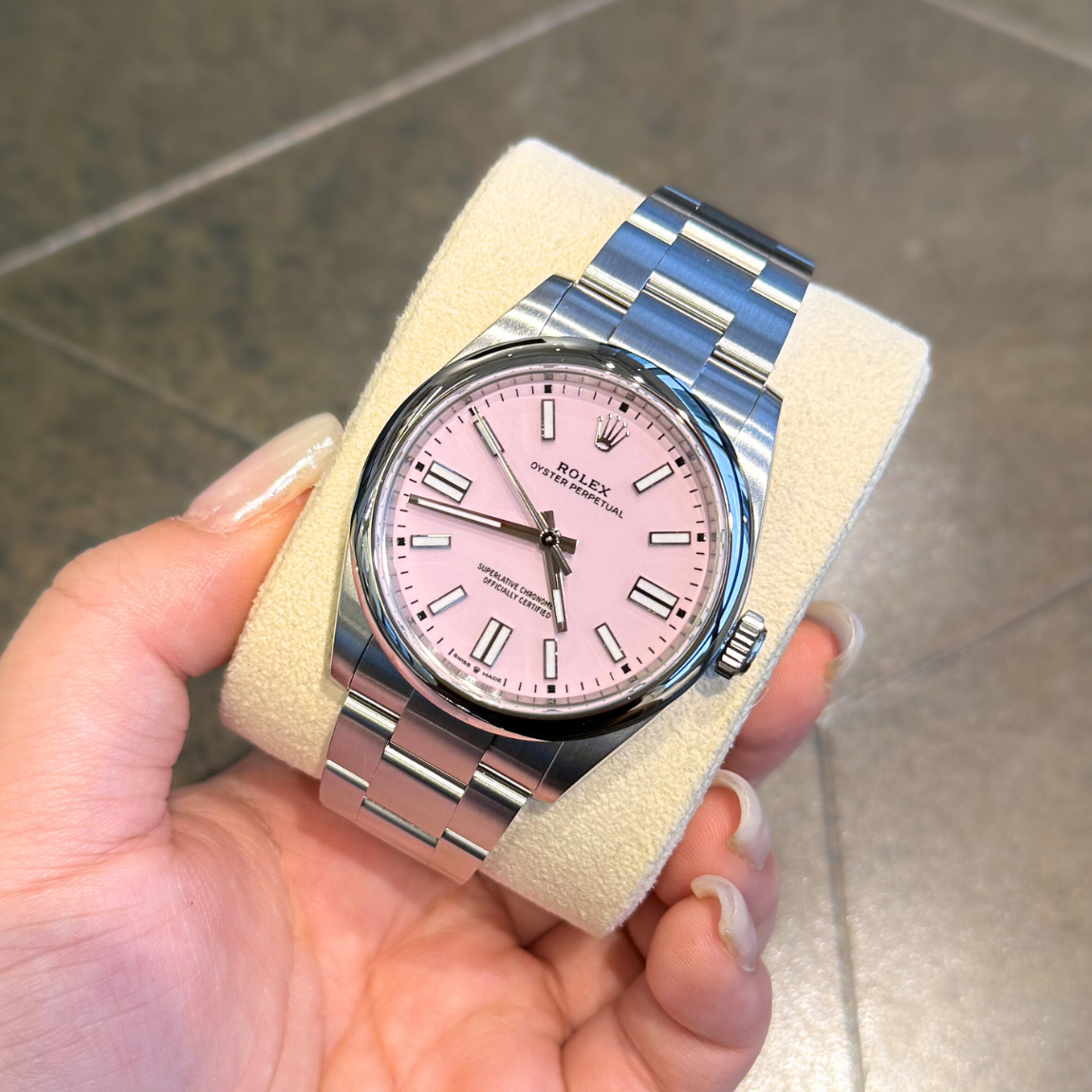 Oyster Perpetual 41 Candy Pink, Oystersteel, 134300