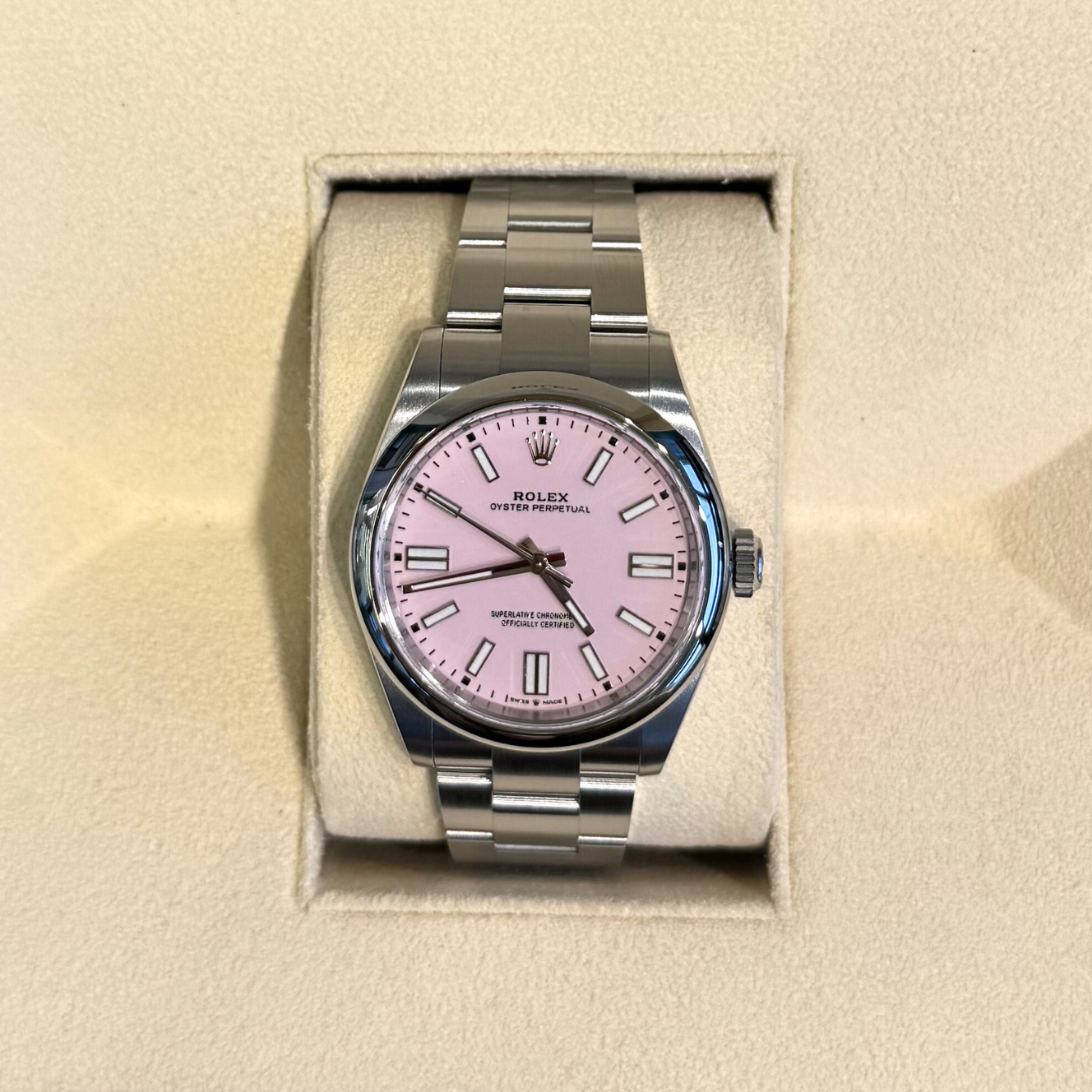 Oyster Perpetual 41 Candy Pink, Oystersteel, 134300