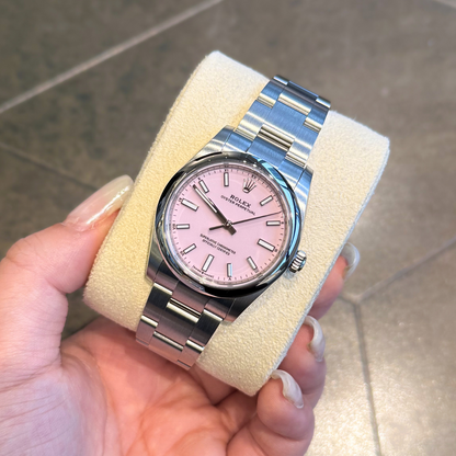Oyster Perpetual 34 Candy Pink, Oystersteel, 124200