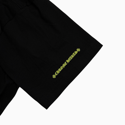 Neon Yellow Horseshoe Pocket Short Sleeve Tee