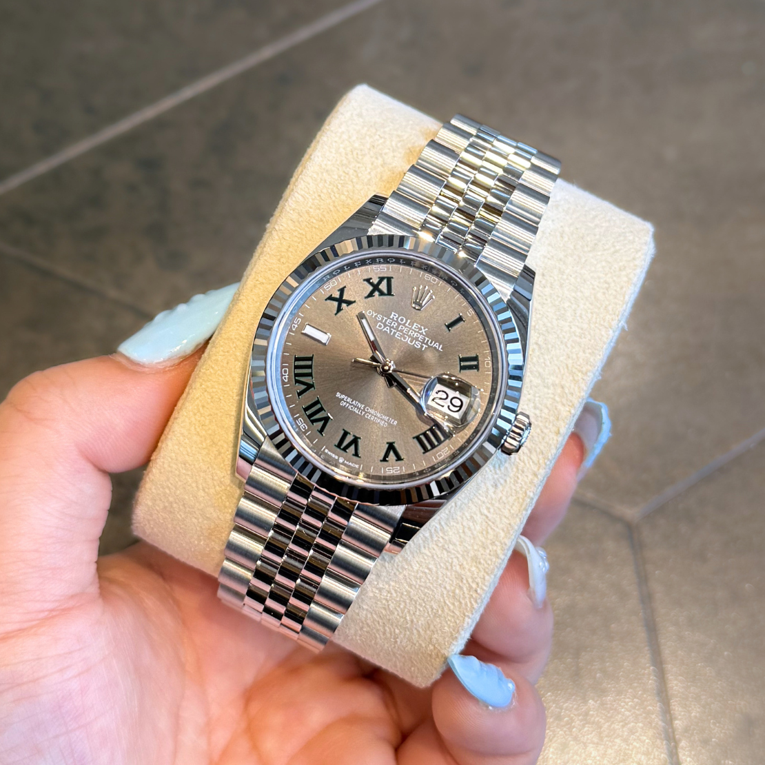 Datejust 36 Wimbledon Jubilee, Oystersteel and White gold, 126234