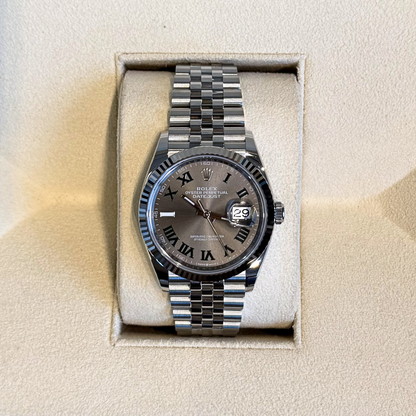 Datejust 36 Wimbledon Jubilee, Oystersteel and White gold, 126234