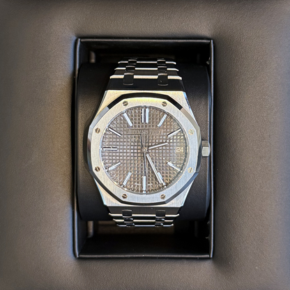 Royal Oak 41mm Grey, Stainless steel, 15510ST