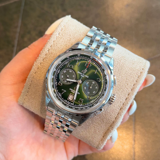 Premier B01 Chronograph 42 Green, AB0145371L1A1