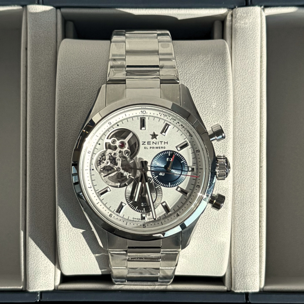 Zenith Chronomaster Open El Primero 39.5 Silver Tri-Colour, 03.3300.3604/69.M3300