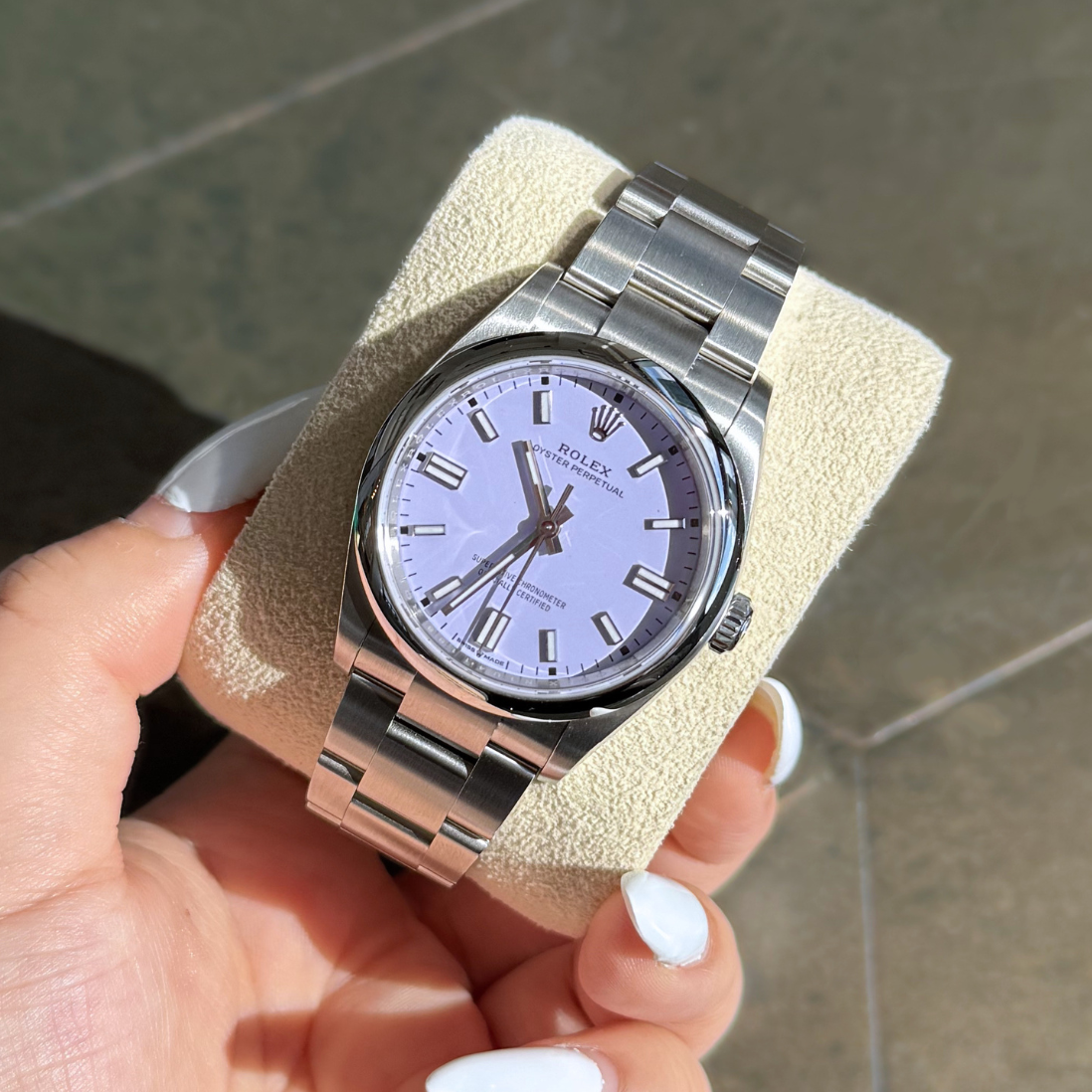 Oyster Perpetual 36 Lavender, Oystersteel, 126000