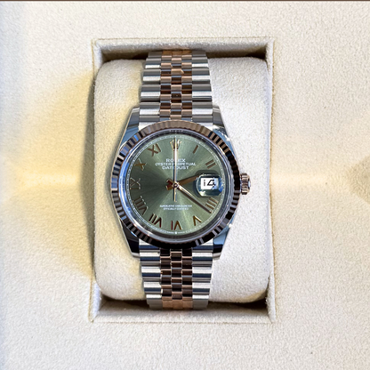 Datejust 36 Mint Green Jubilee, Oystersteel and Everose gold, 126231