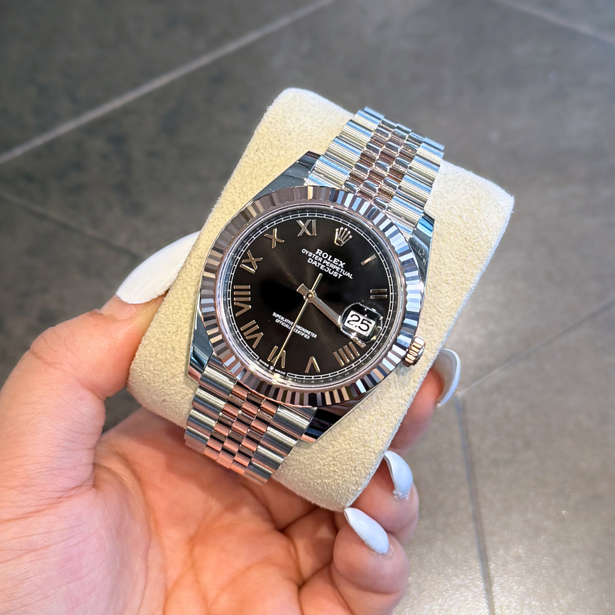 Datejust 41 Black Jubilee, Oystersteel and Everose gold, 126331