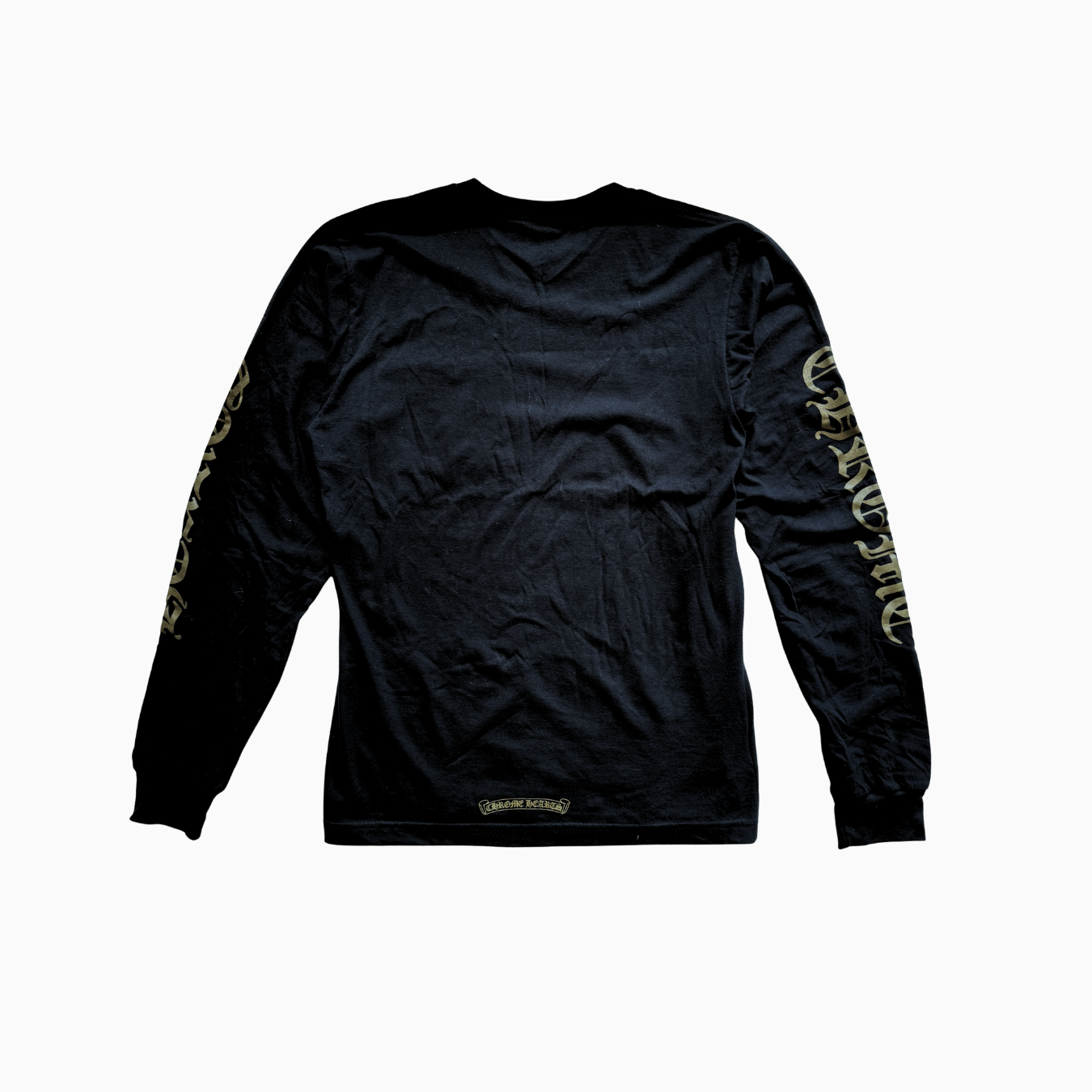Neck Arm Chrome Logo Long Sleeve Shirt