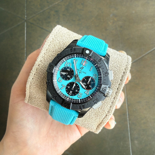 Night Mission Avenger B01 Chronograph 42 Turquoise, SB0146101L1X1
