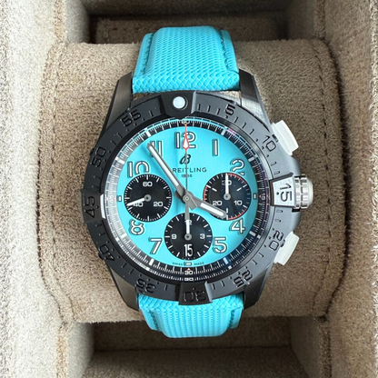 Night Mission Avenger B01 Chronograph 42 Turquoise, SB0146101L1X1