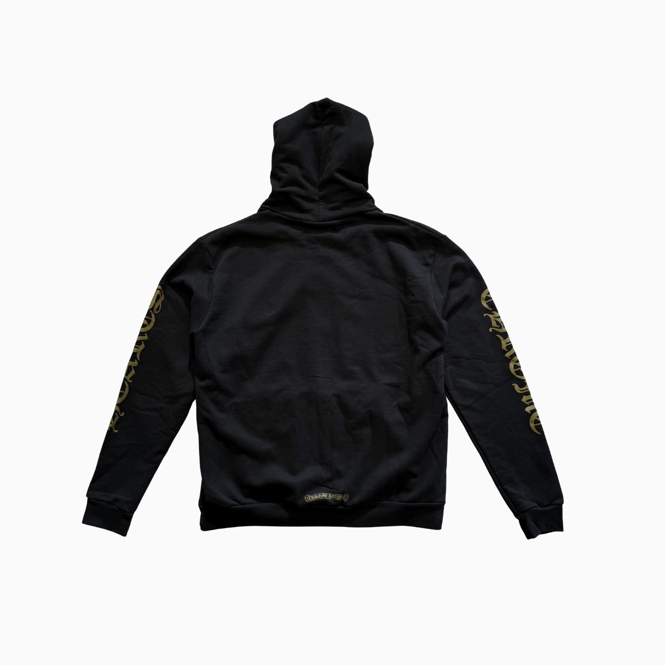 Camo Green Arm Vertical Logo Zip-up Hoodie