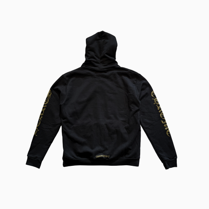 Camo Green Arm Vertical Logo Zip-up Hoodie