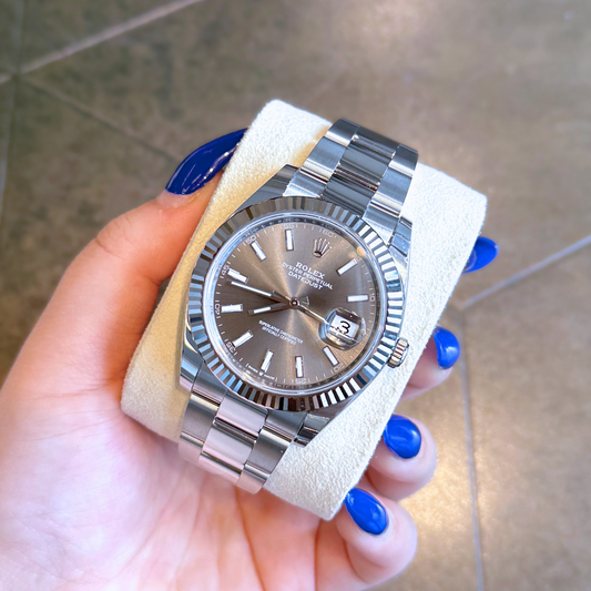 Datejust 41 Slate Oyster, Oystersteel and White gold, 126334