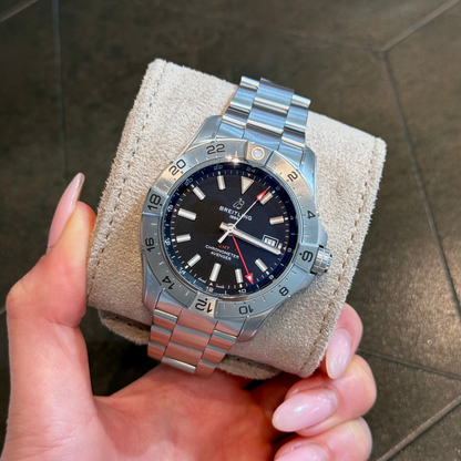 Mens Avenger Automatic GMT 44 Black, A32320101B1A1
