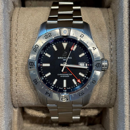 Mens Avenger Automatic GMT 44 Black, A32320101B1A1
