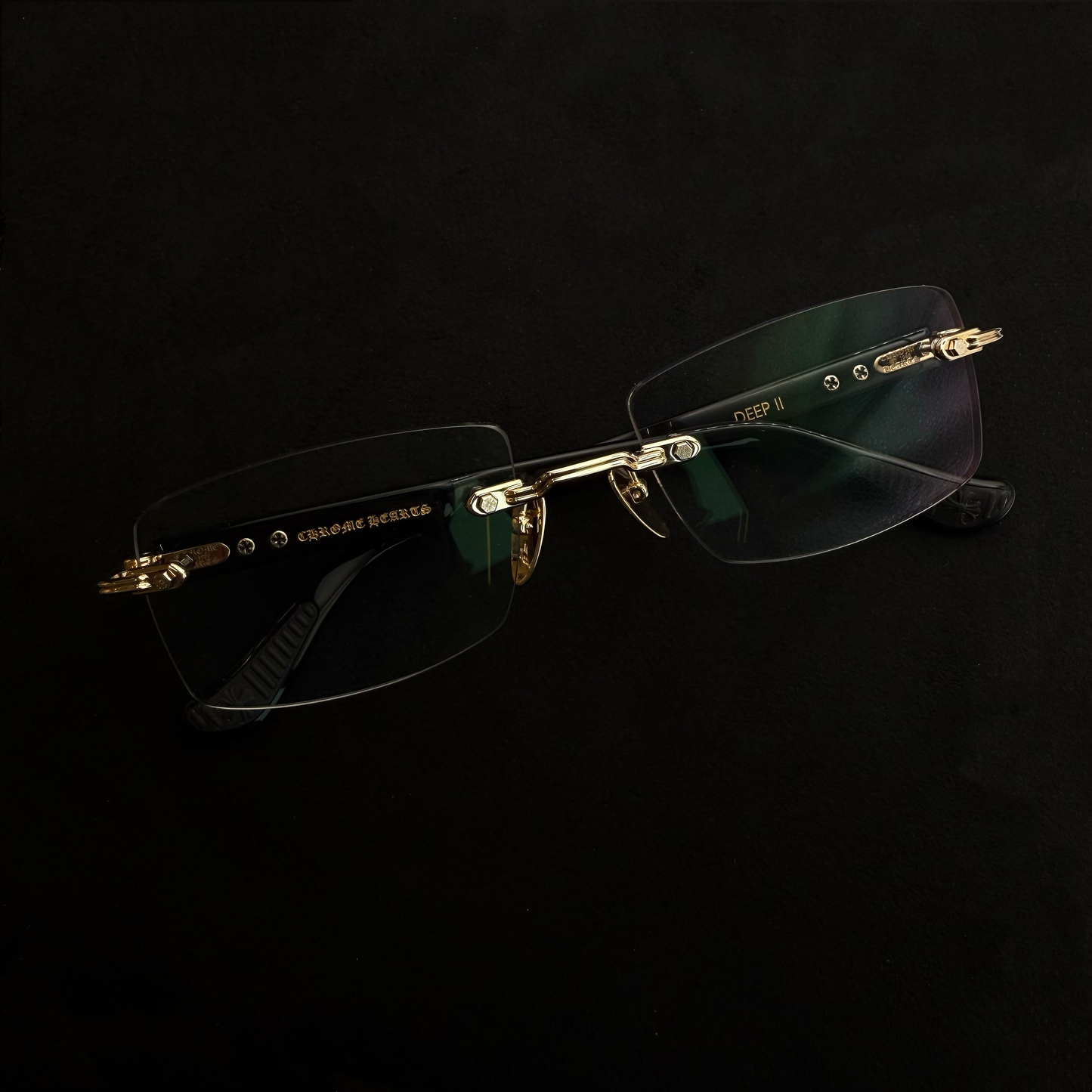 DeepII Floral Cross Sun Glasses