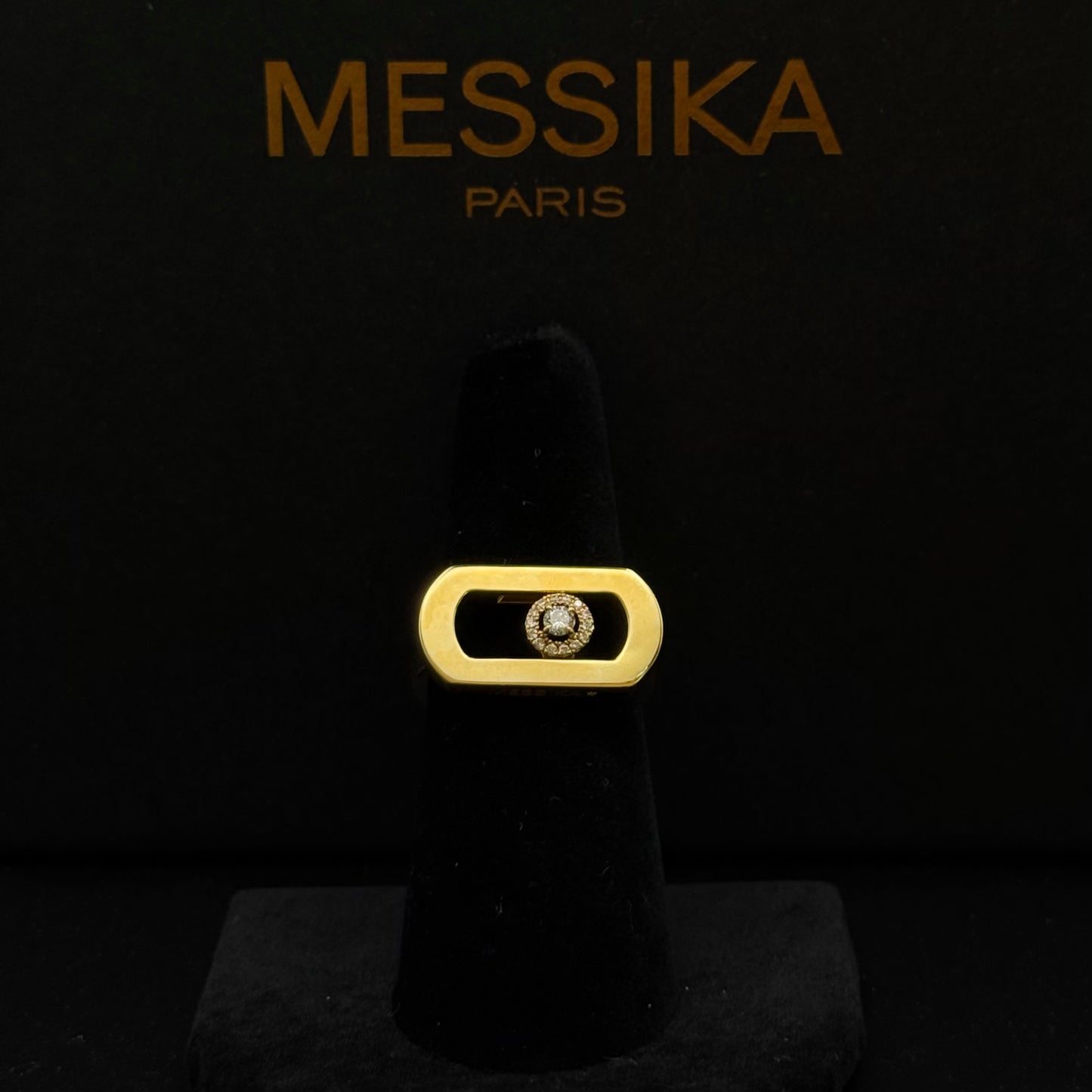 So Move Ring, Yellow Gold & Diamonds