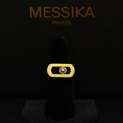 So Move Ring, Yellow Gold & Diamonds