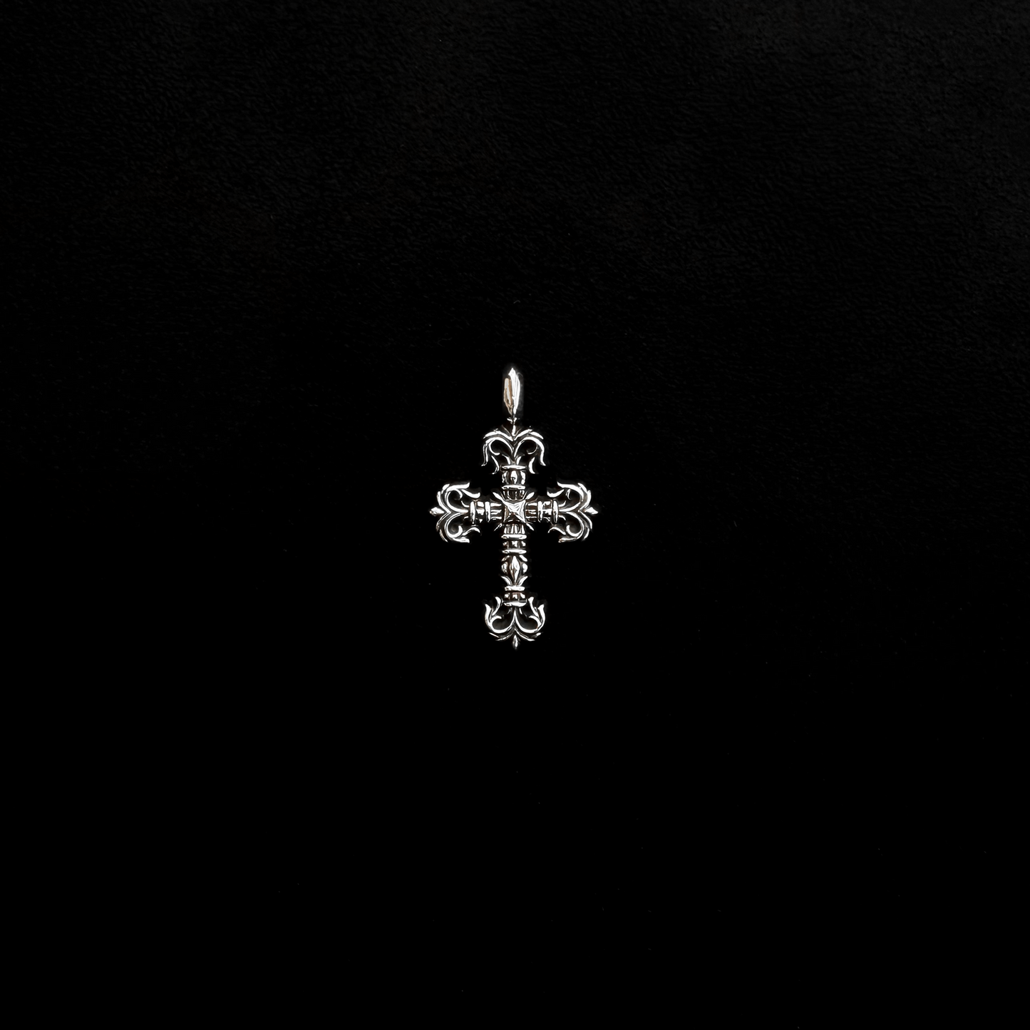 925 Sterling Silver Filigree Cross Charm